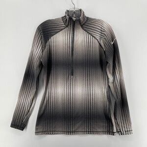 Nike Shirt Women's Size Large Pull Over 1/2 Zip Long Sleeve Athletic Exercise